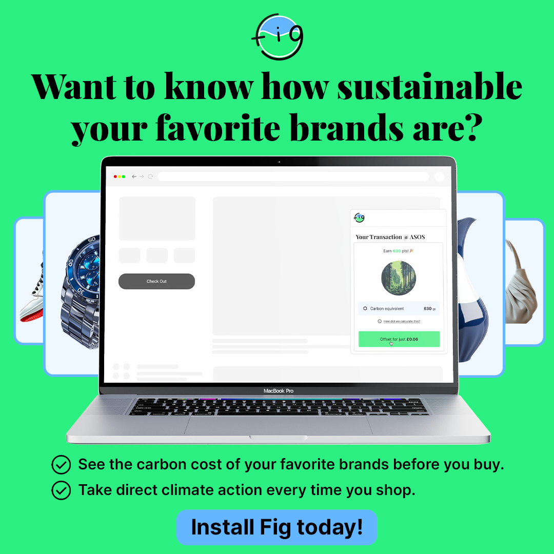 Fig social ad: Want to know how sustainable your favorite brands are?