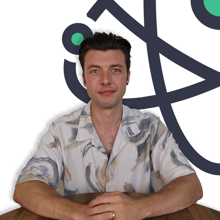 Logicful team headshot on the branded backdrop